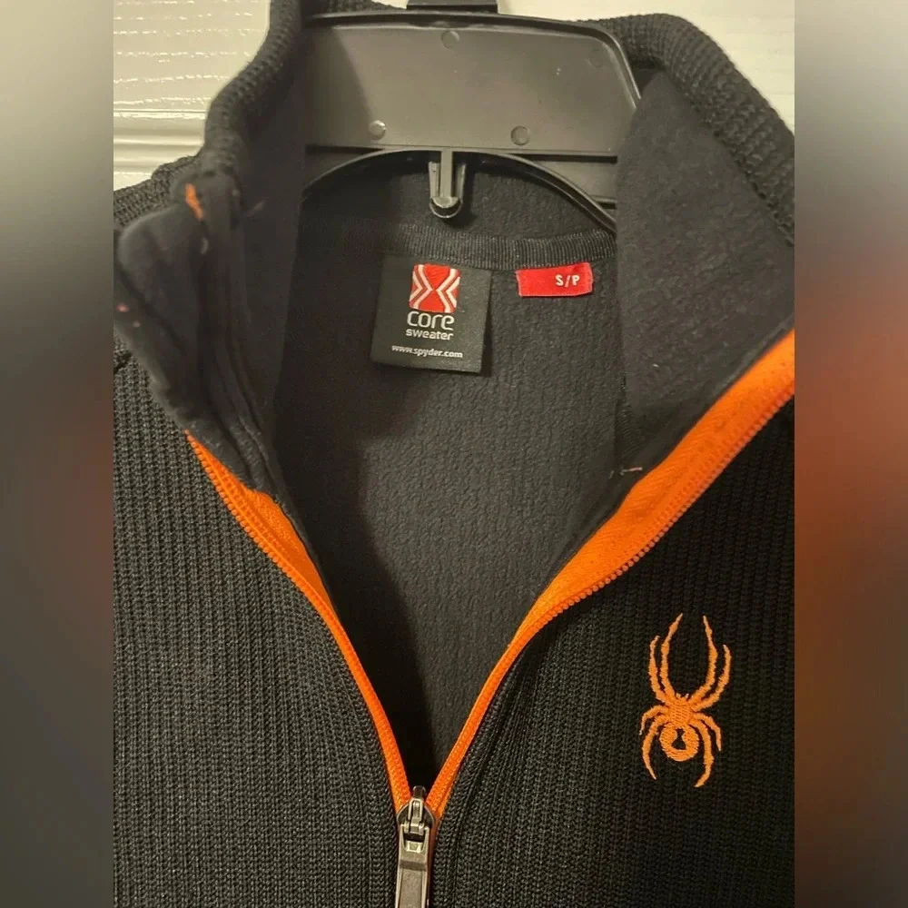 Spyder core zip up sweater kids size S